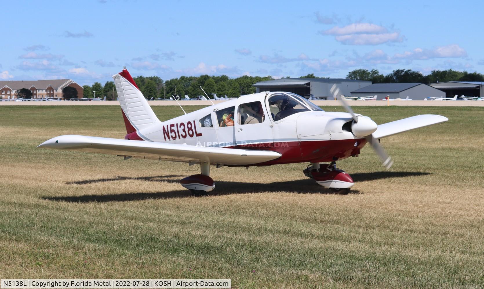 N5138L, 1967 Piper PA-28-180 C/N 28-4422, OSH 2022