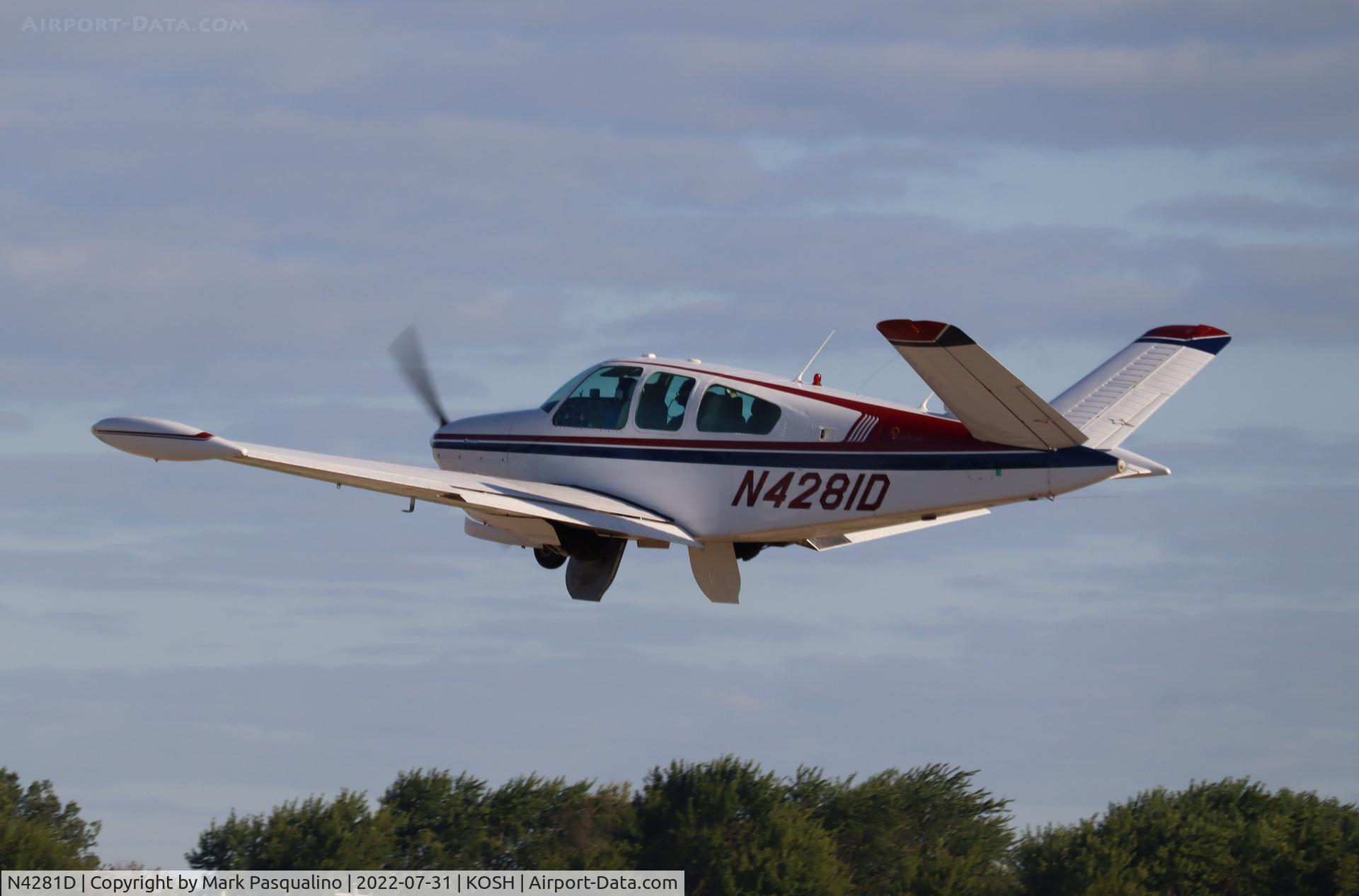 N4281D, 1956 Beech G35 Bonanza C/N D-4499, Beech G35