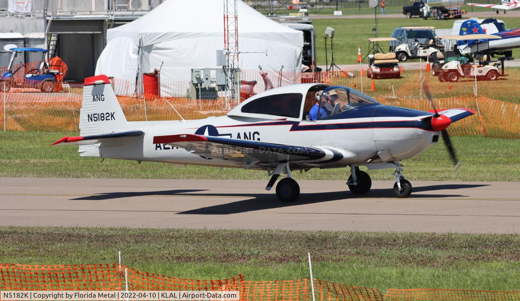 N5182K, 1950 Ryan Navion A C/N NAV-4-2082, Sun N fun 2022