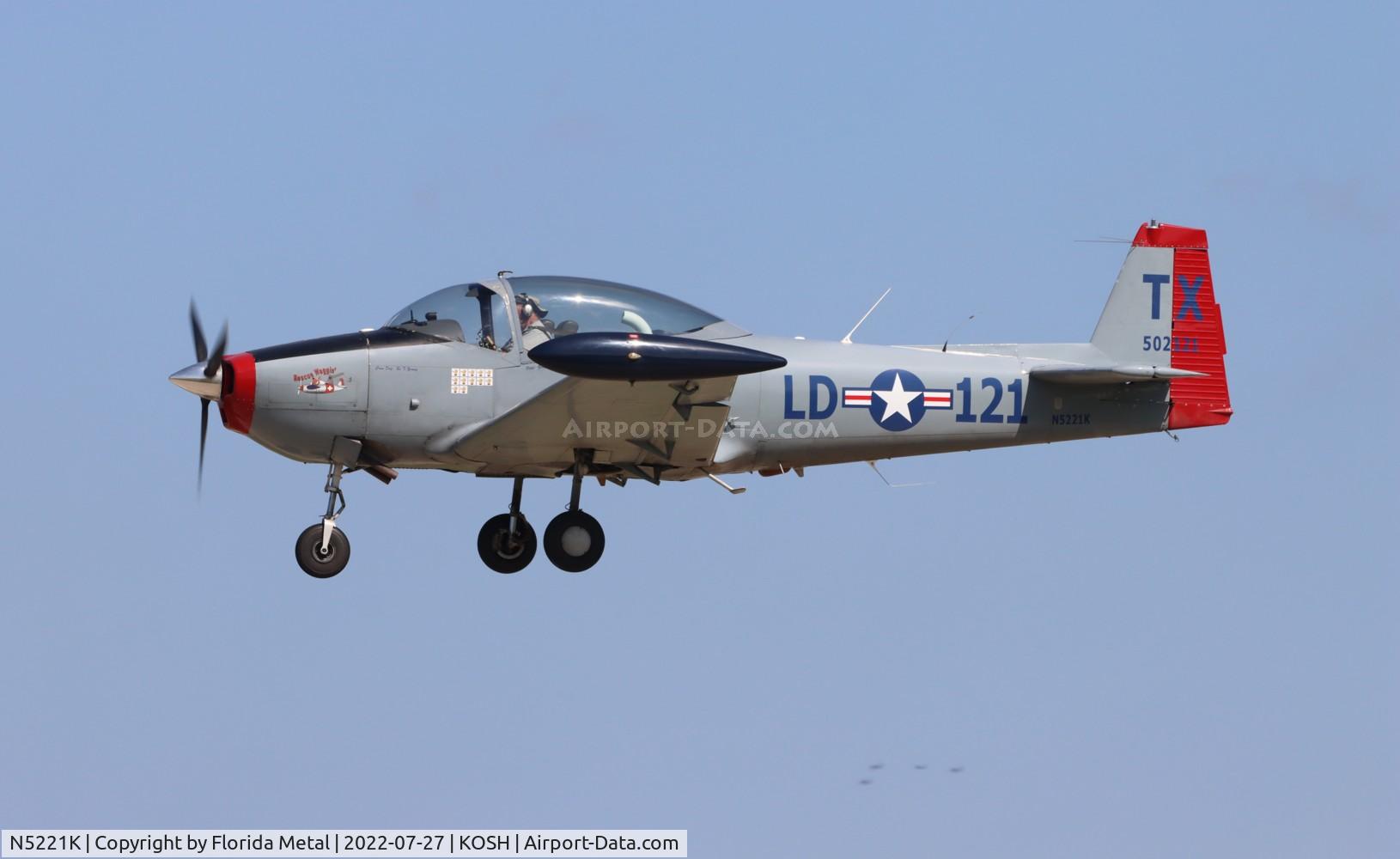 N5221K, 1950 Ryan Navion B C/N NAV-4-2121B, OSH 2022