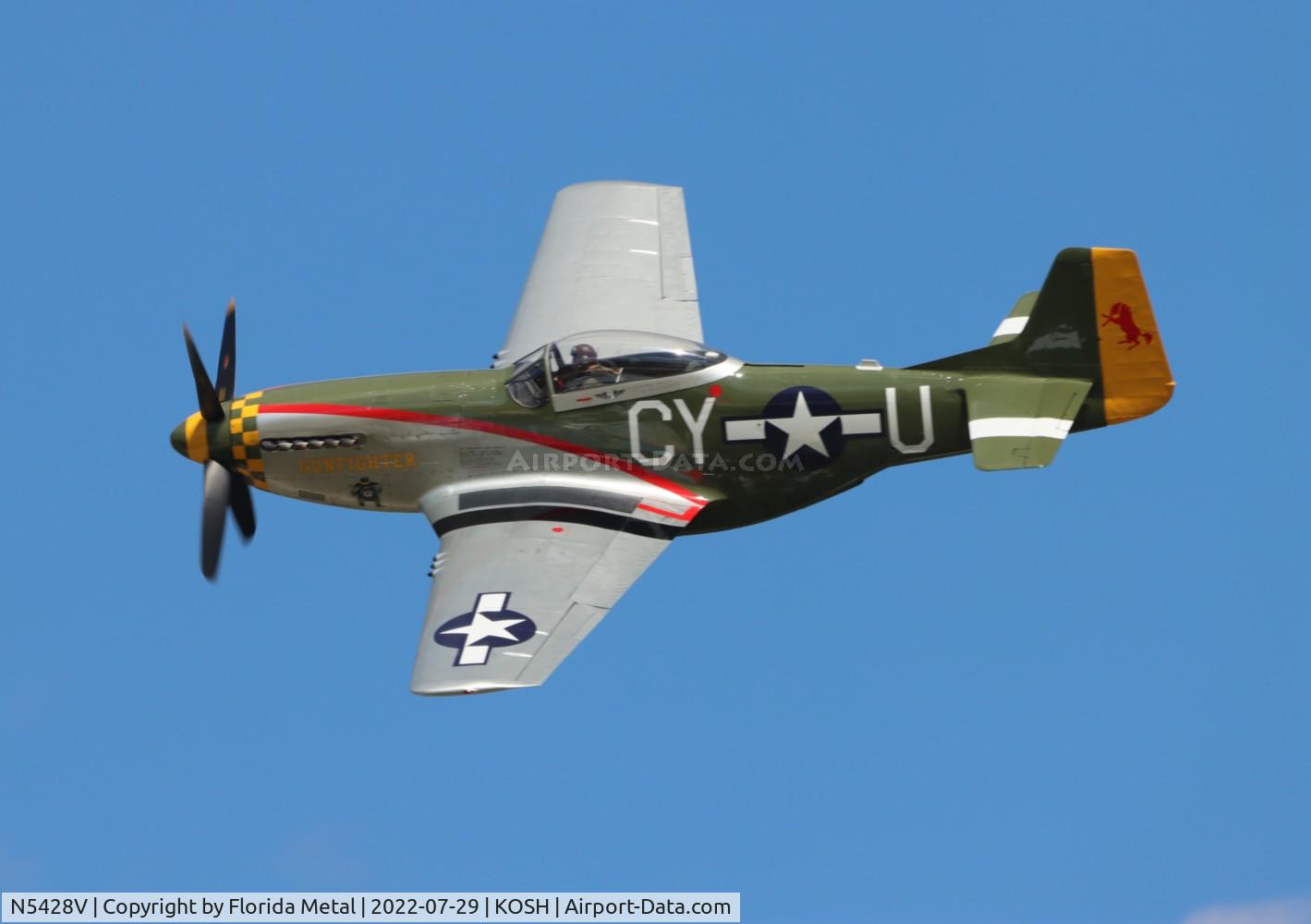 N5428V, 1944 North American P-51D Mustang C/N 122-39723, OSH 2022