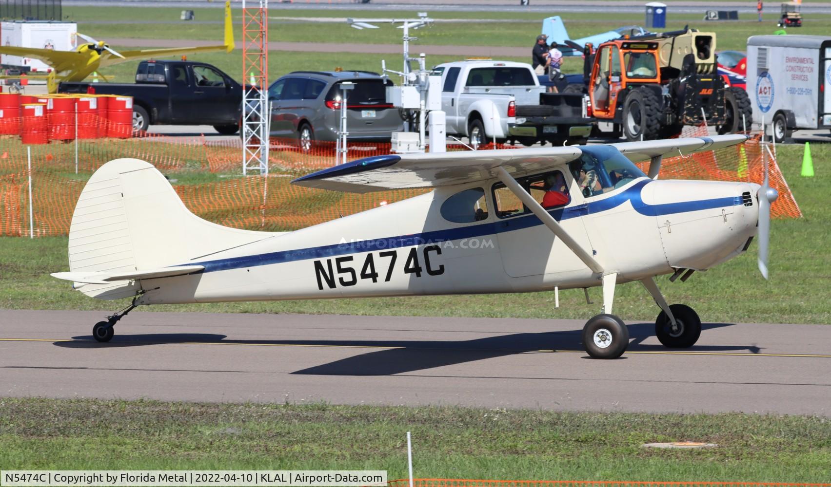 N5474C, 1951 Cessna 170A C/N 19508, Sun N fun 2022