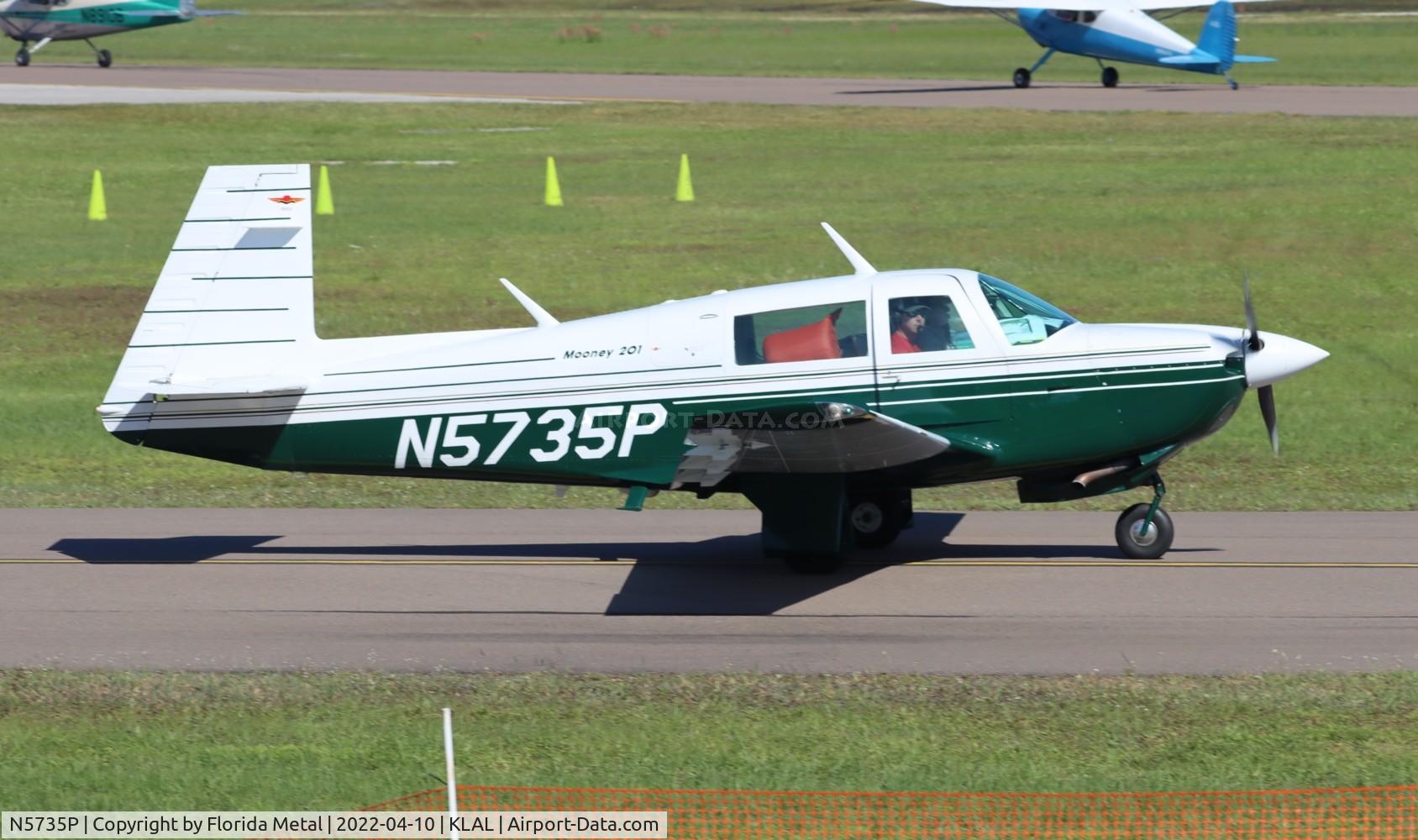N5735P, 1984 Mooney M20J 201 C/N 24-1444, Sun N Fun 2022