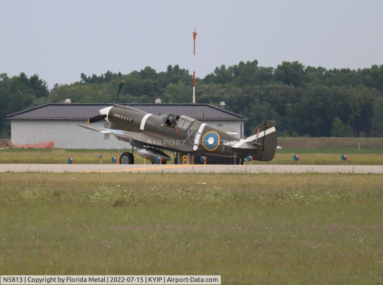 N5813, Curtiss P-40M Warhawk C/N 27501, Thunder Over Michigan 2022