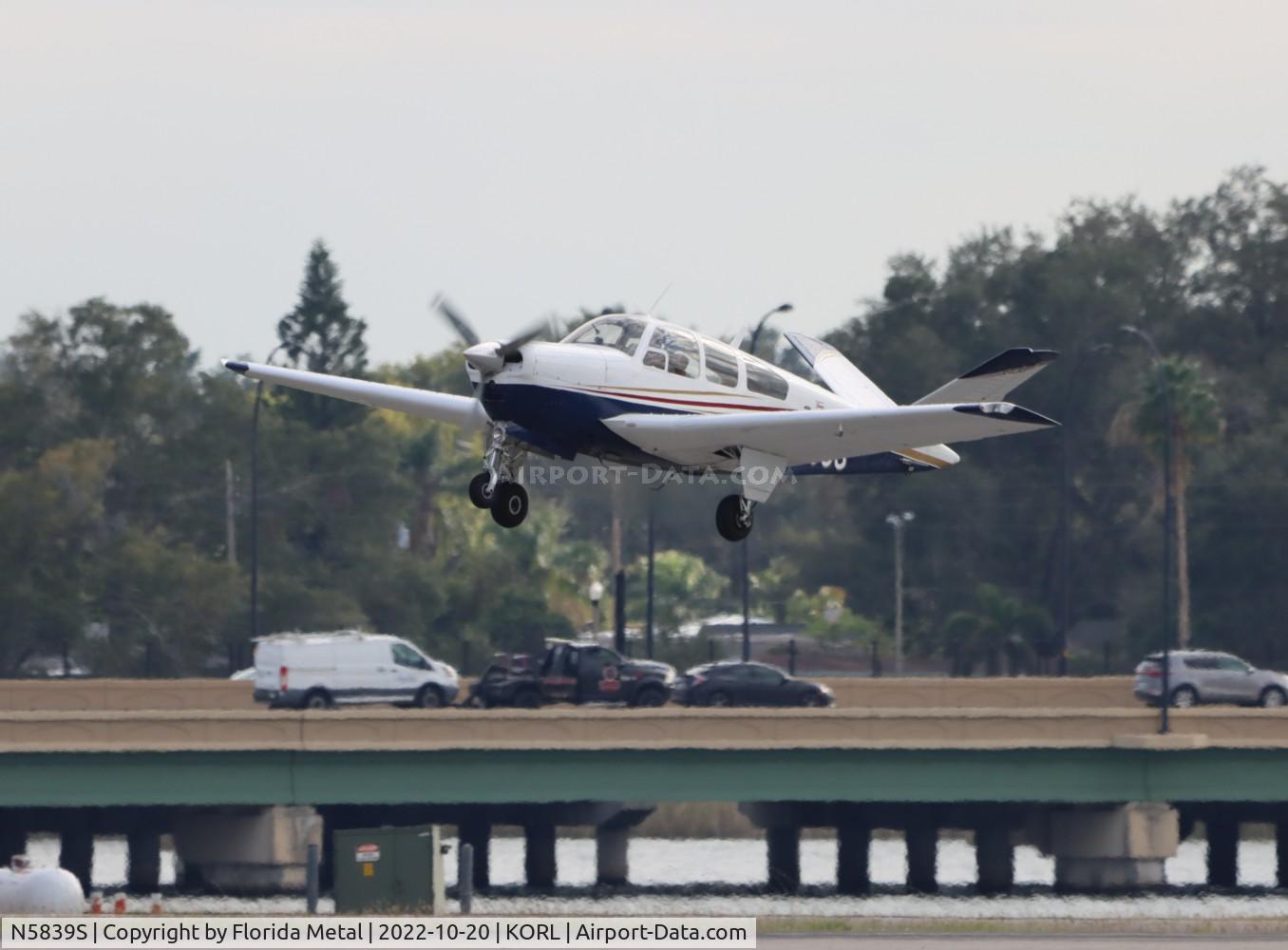 N5839S, 1964 Beech S35 Bonanza C/N D-7736, ORL 2022
