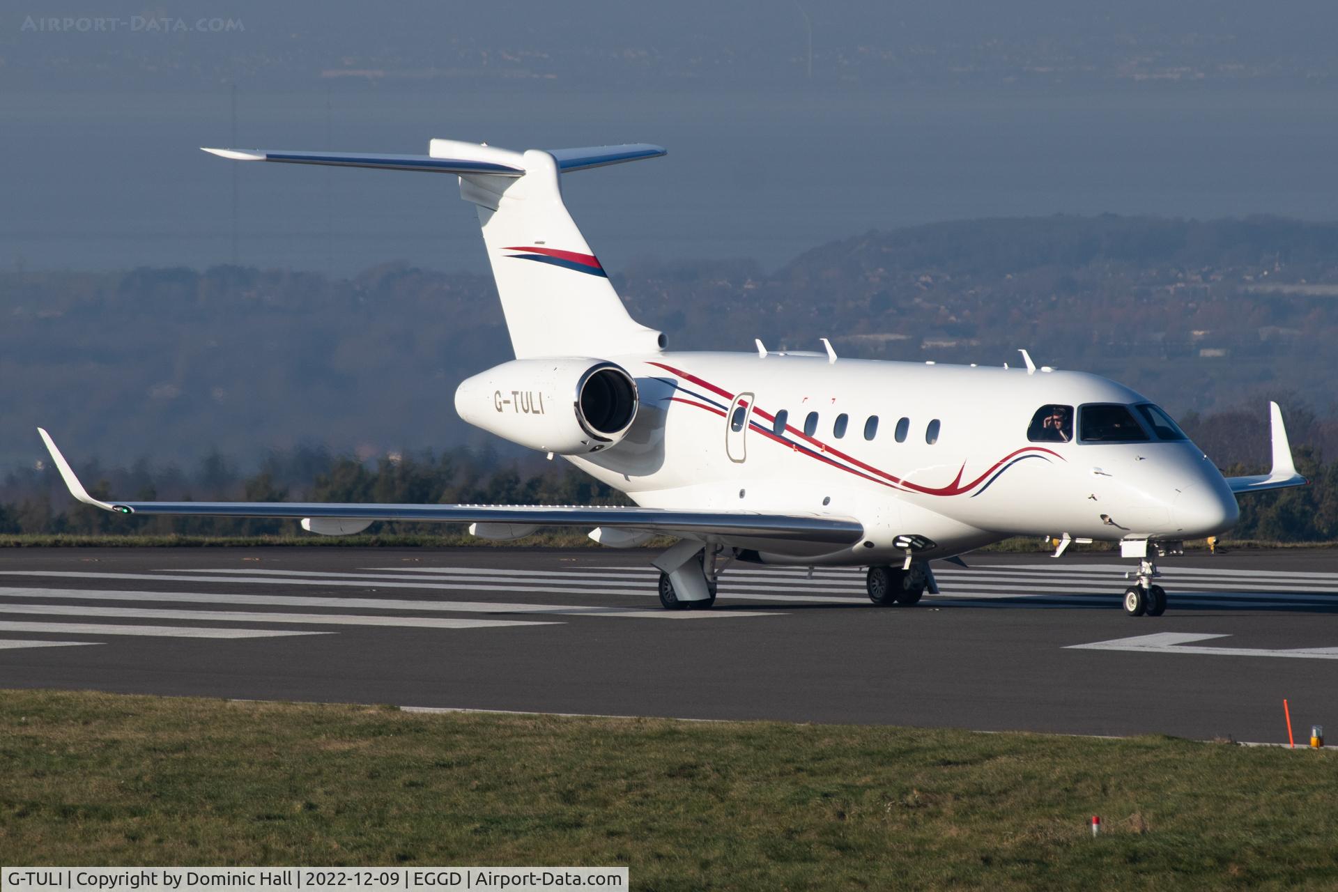 G-TULI, 2015 Embraer EMB-550 Legacy 500 C/N 55000031, EGGD 09/12/22