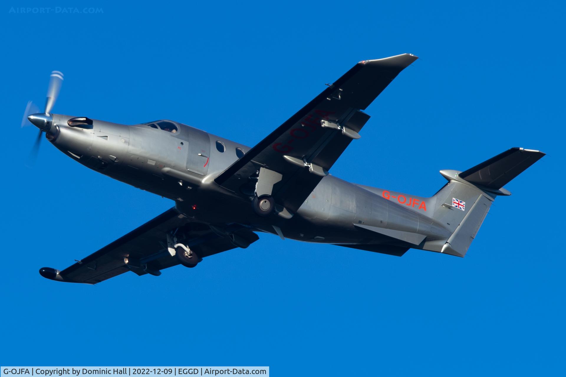G-OJFA, 2009 Pilatus PC-12/47E C/N 1148, EGGD 09/12/22