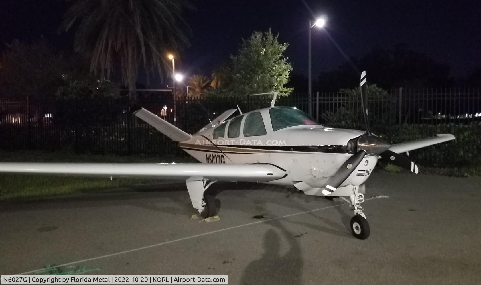 N6027G, 1979 Beech V35B Bonanza C/N D-10220, ORL 2022