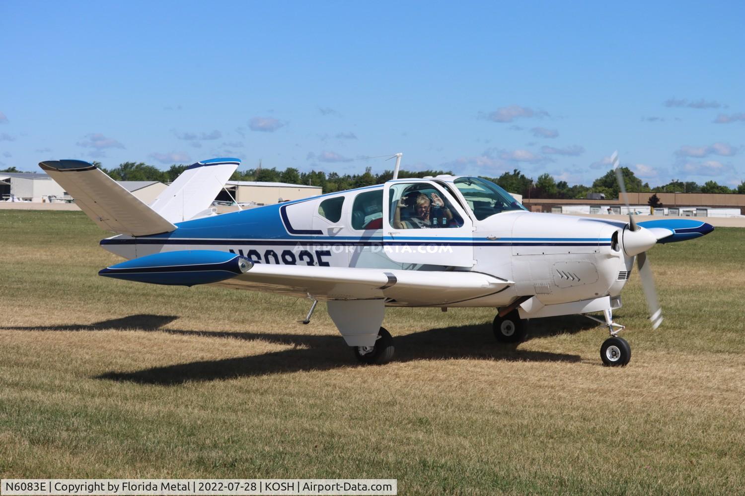 N6083E, 1959 Beech K35 Bonanza C/N D-6052, OSH 2022
