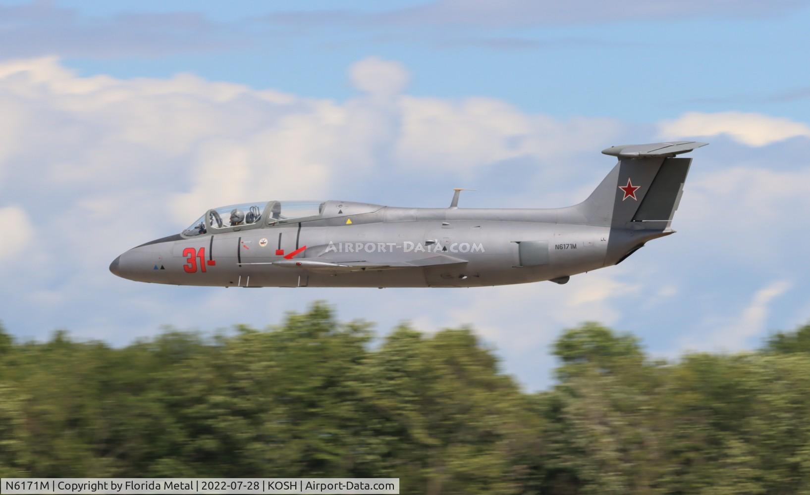 N6171M, 1966 Aero L-29 Delfin C/N 691942, OSH 2022