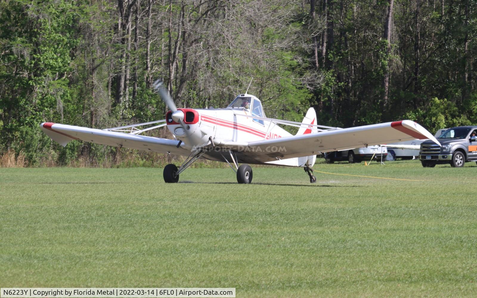 N6223Y, 1965 Piper PA-25-235 C/N 25-3296, Senior Soaring Championship 2022
