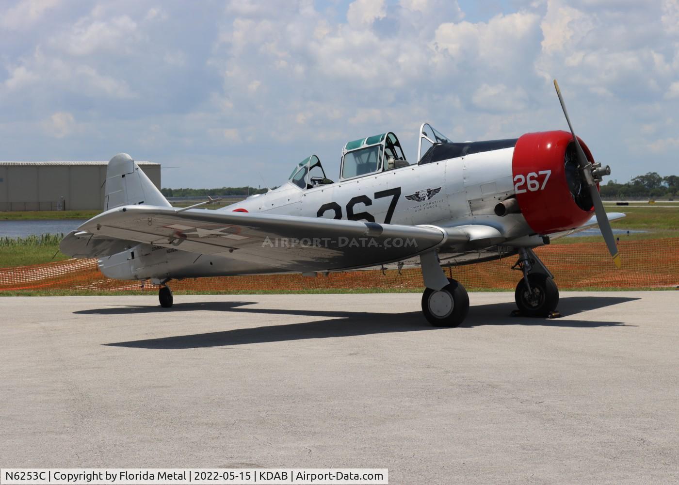 N6253C, North American T-6G Texan C/N 168-47, DAB 2022