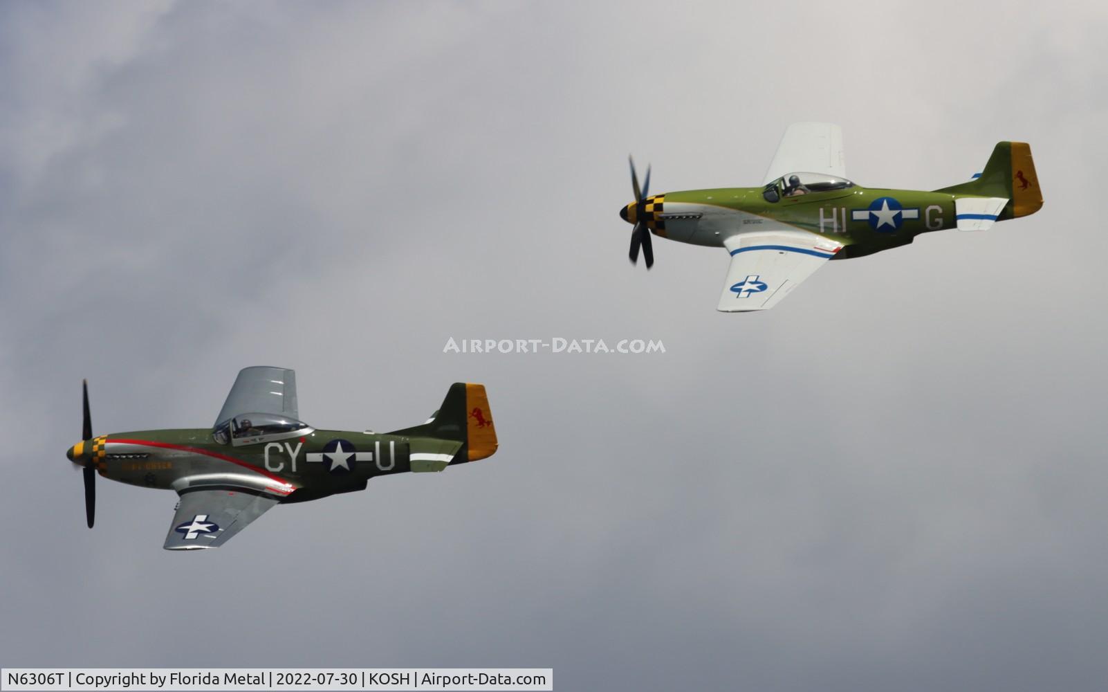 N6306T, 1960 North American/aero Classics P-51D C/N 44-74878, OSH 2022