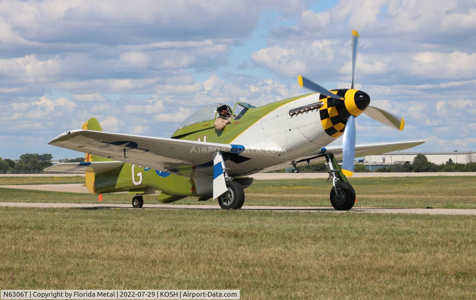 N6306T, 1960 North American/aero Classics P-51D C/N 44-74878, OSH 2022