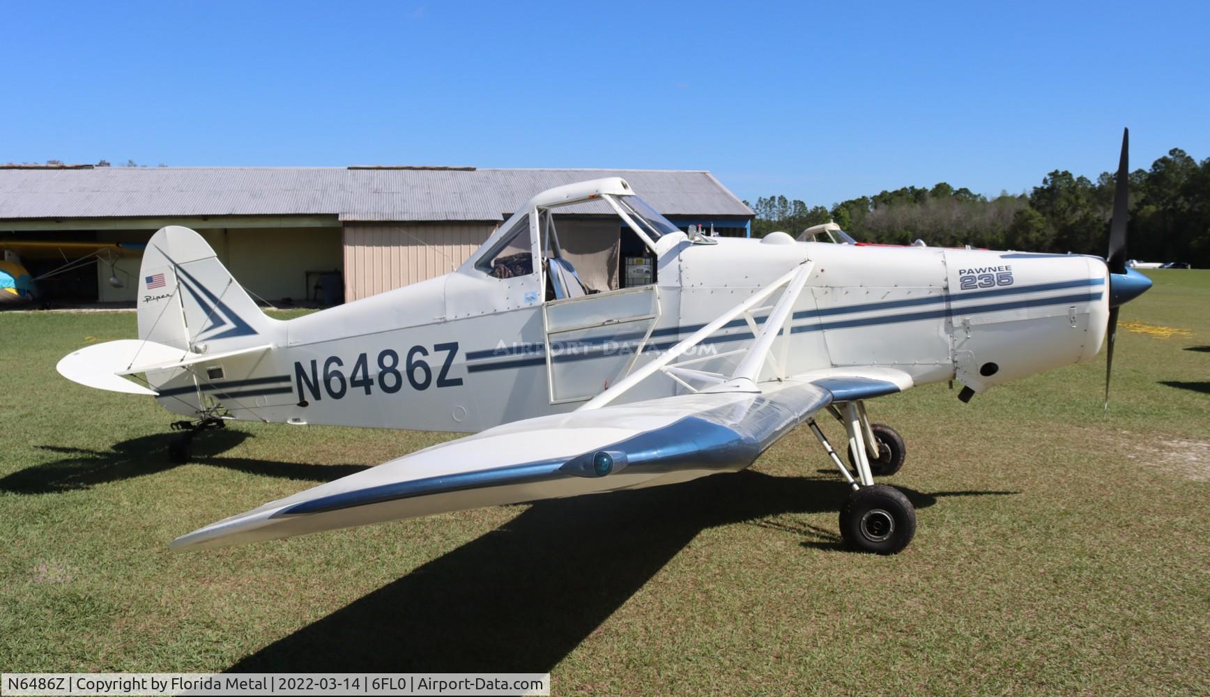 N6486Z, 1962 Piper PA-25-235 C/N 25-2005, PA-25