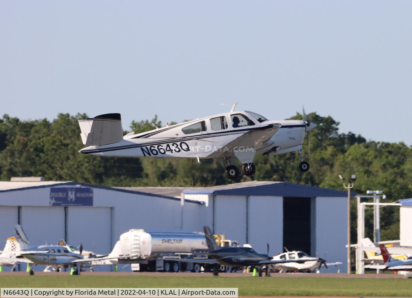 N6643Q, Beech V35B Bonanza C/N D-10265, Sun N Fun 2022