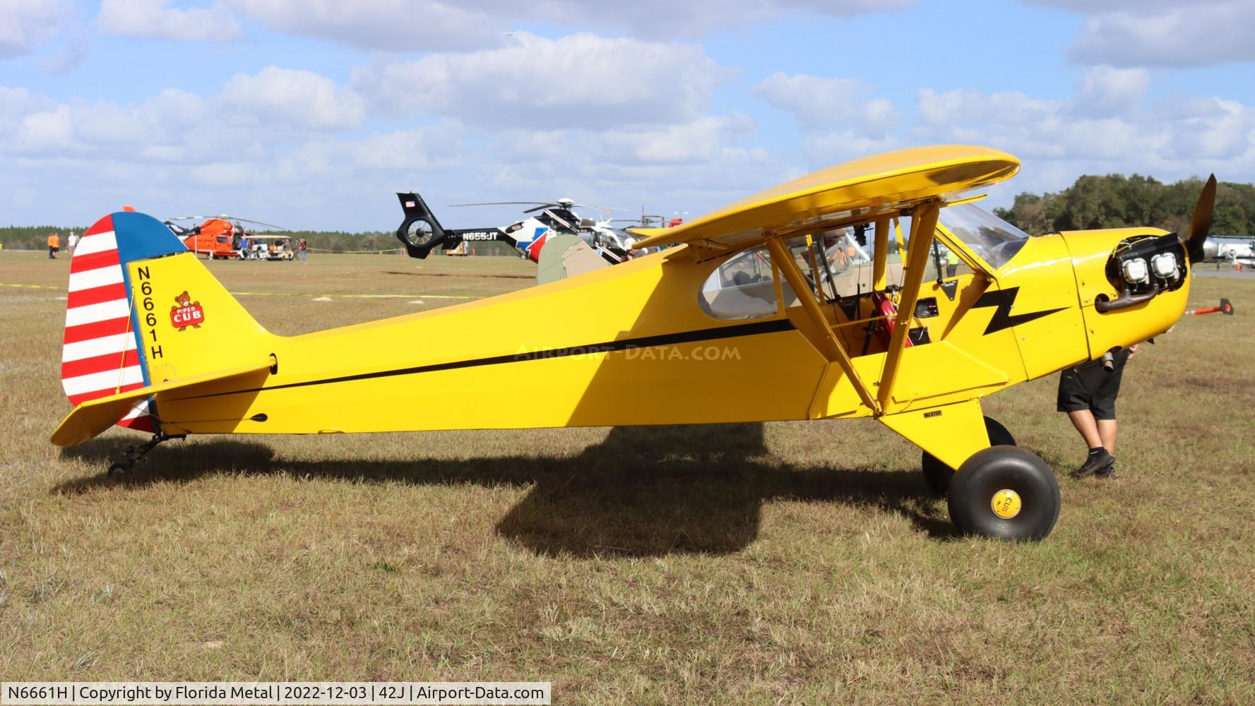 N6661H, Piper J3C-65 Cub C/N 19863, Keystone 80th
