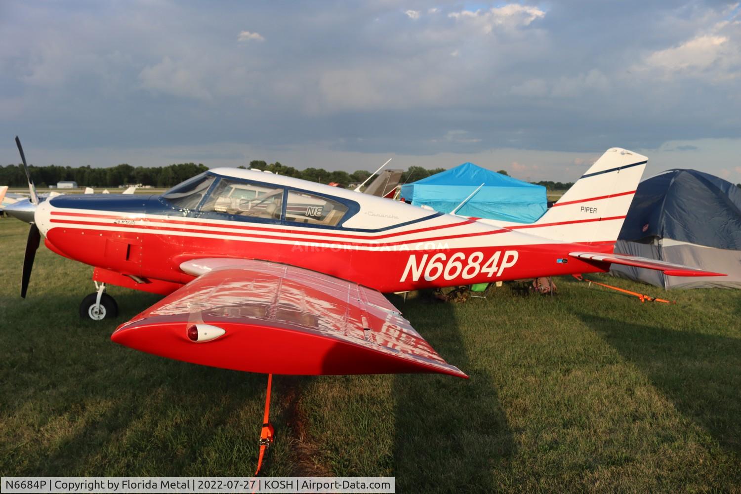 N6684P, 1960 Piper PA-24-250 Comanche C/N 24-1808, OSH 2022