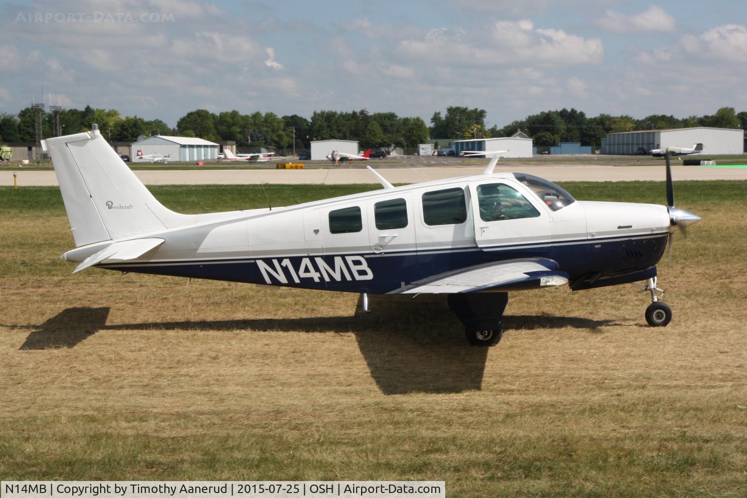 N14MB, 1977 Beech A36 Bonanza 36 C/N E-1062, 1977 Beech A36, c/n: E-1062, AirVenture 2015