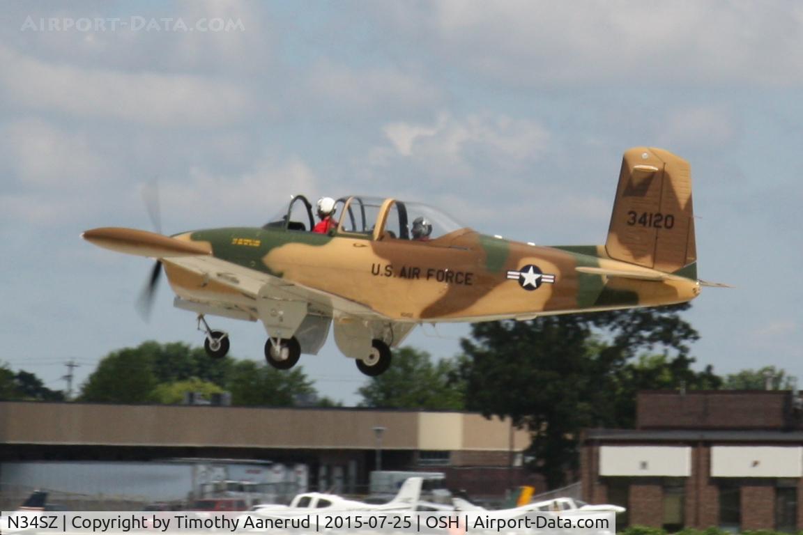 N34SZ, 1953 Beech (CCF) T-34A (A45) Mentor C/N CCF34-89, 1953 Beech T-34A Mentor, c/n: CCF34-89, AirVenture 2015