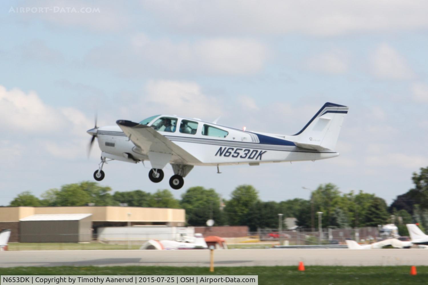 N653DK, 1990 Beech F33A Bonanza C/N CE1478, 1990 Beech F33A, c/n: CE1478, AirVenture 2015