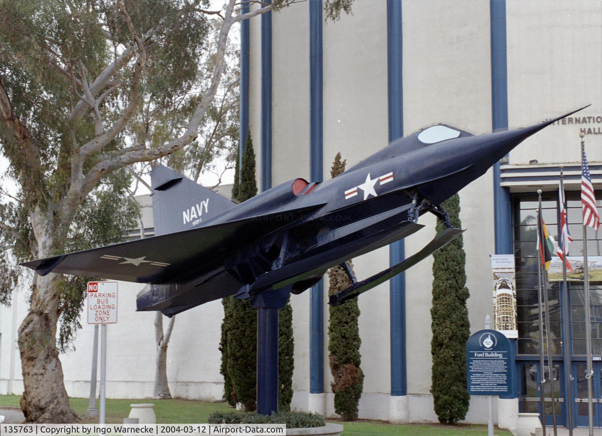 135763, 1955 Convair YF2Y-1 Sea Dart C/N Not found 135763, Convair YF2Y-1 Sea Dart at the San Diego Air and Space Museum, San Diego CA