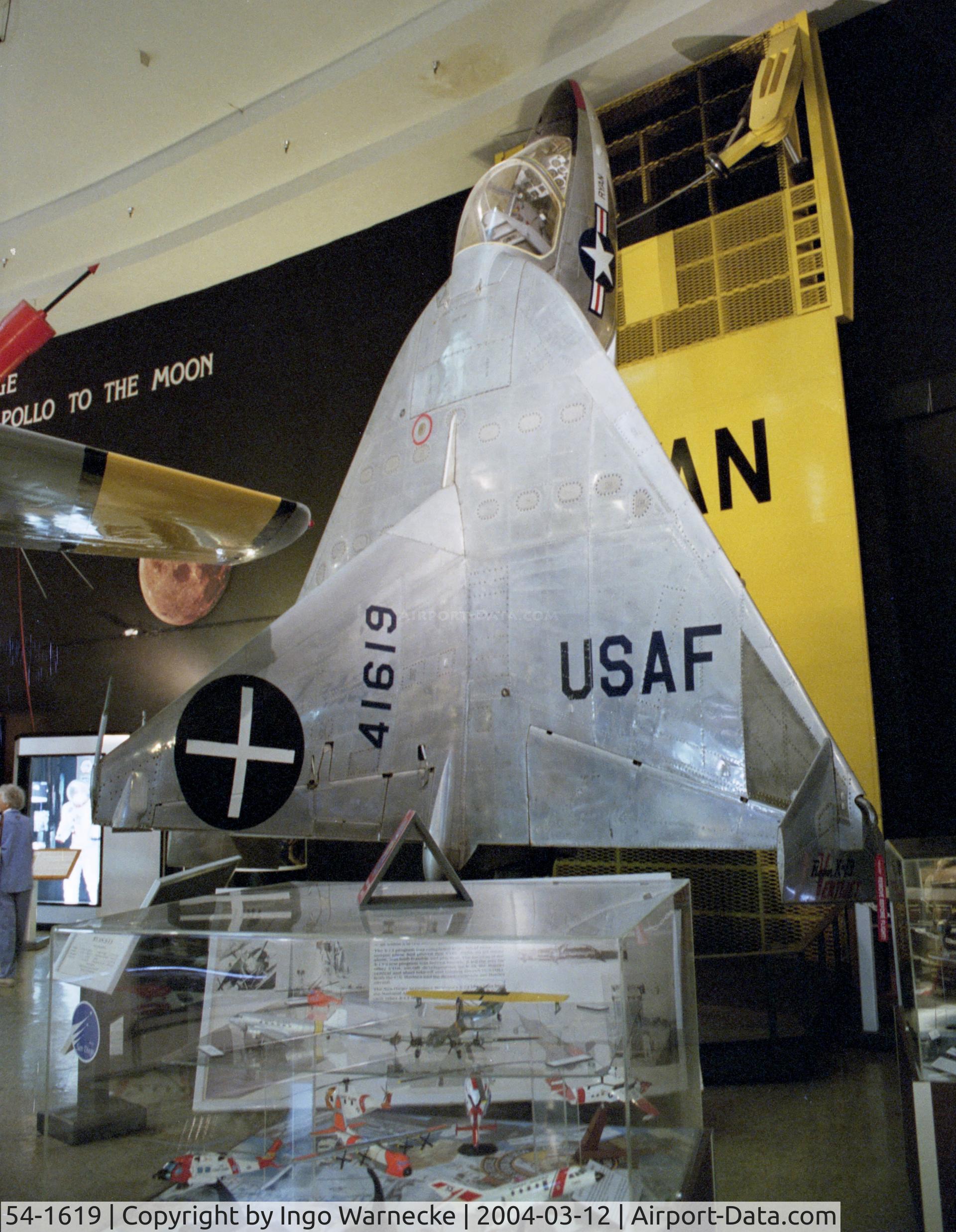 54-1619, 1954 Ryan X-13A-RY Vertijet C/N Not found 54-1619, Ryan X-13A Vertijet at the San Diego Air and Space Museum, San Diego CA