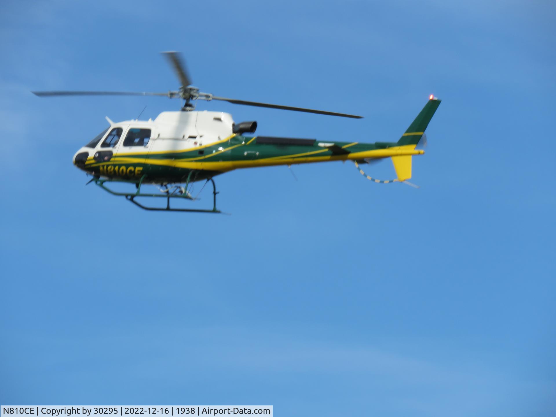 N810CE, 2006 Eurocopter AS-350B-3 Ecureuil C/N 4112, Coming in