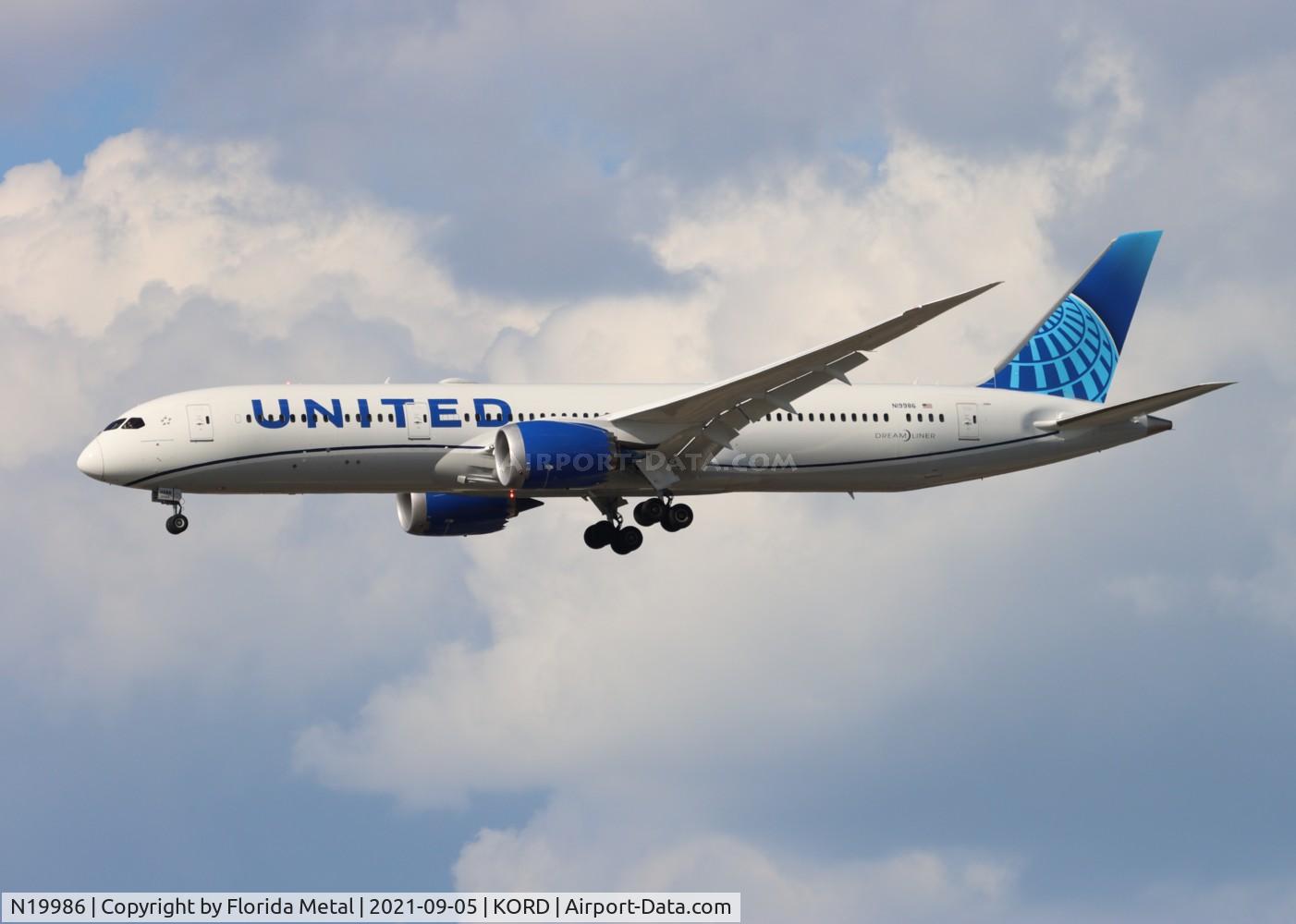 N19986, 2020 Boeing 787-9 Dreamliner Dreamliner C/N 66145, ORD 2021