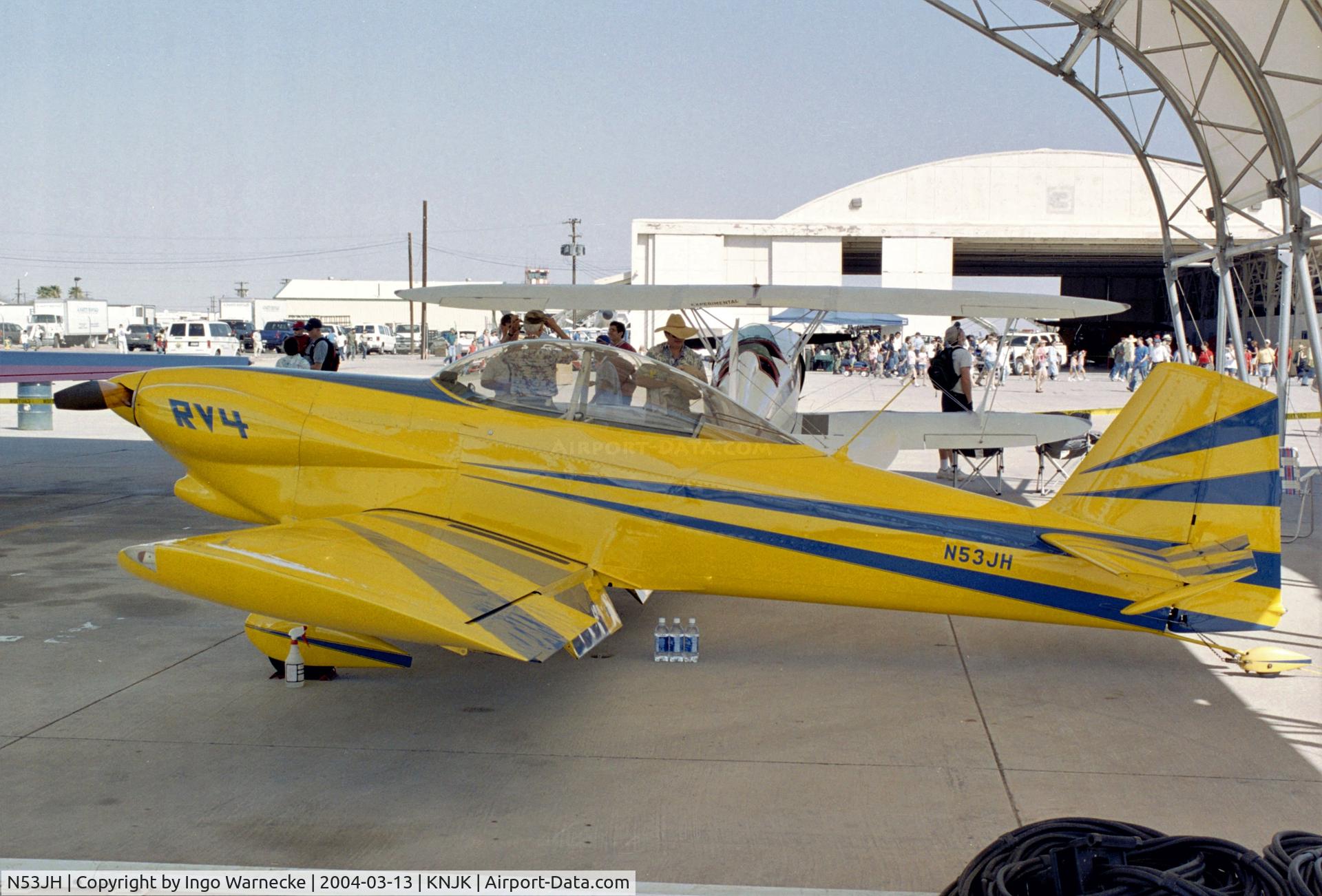 N53JH, Vans RV-4 C/N 893, Vans RV-4 at the 2004 airshow at El Centro NAS, CA