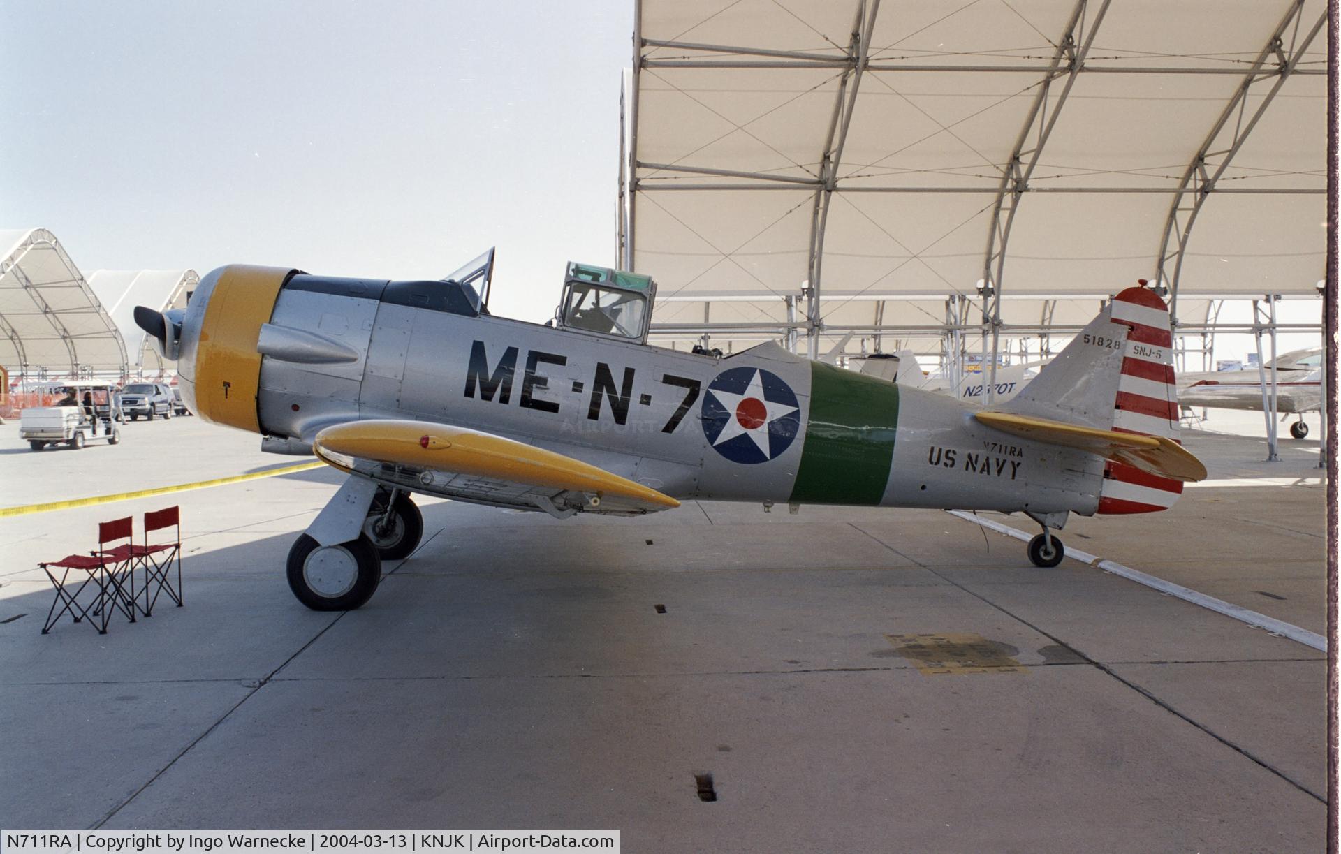 N711RA, 1943 North American SNJ-5C Texan Texan C/N 88-14800, North American SNJ-5C Texan at the 2004 airshow at El Centro NAS, CA