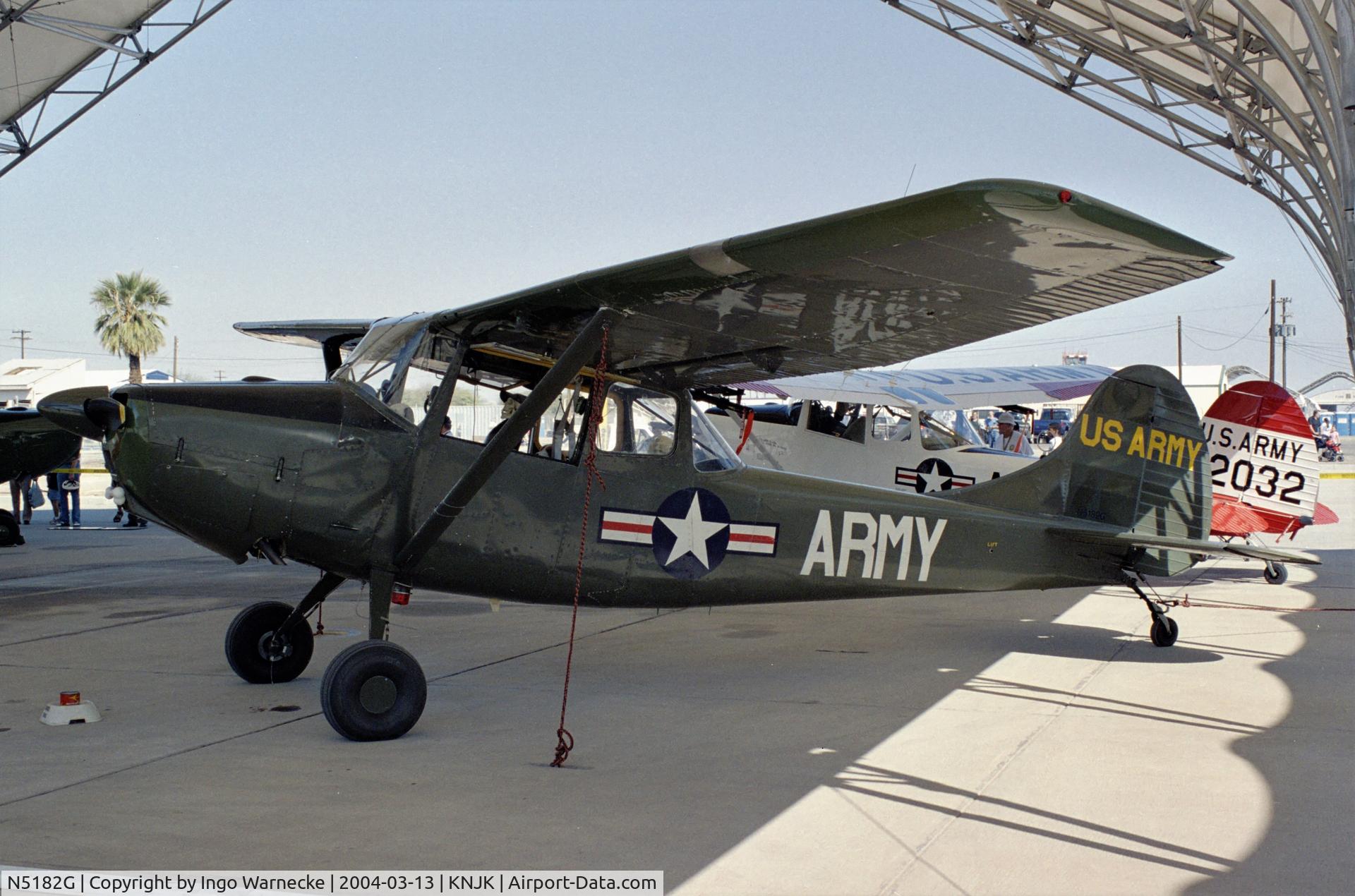 N5182G, 1951 Cessna 305A C/N 23206, Cessna 305A / O-1A Bird Dog at the 2004 airshow at El Centro NAS, CA