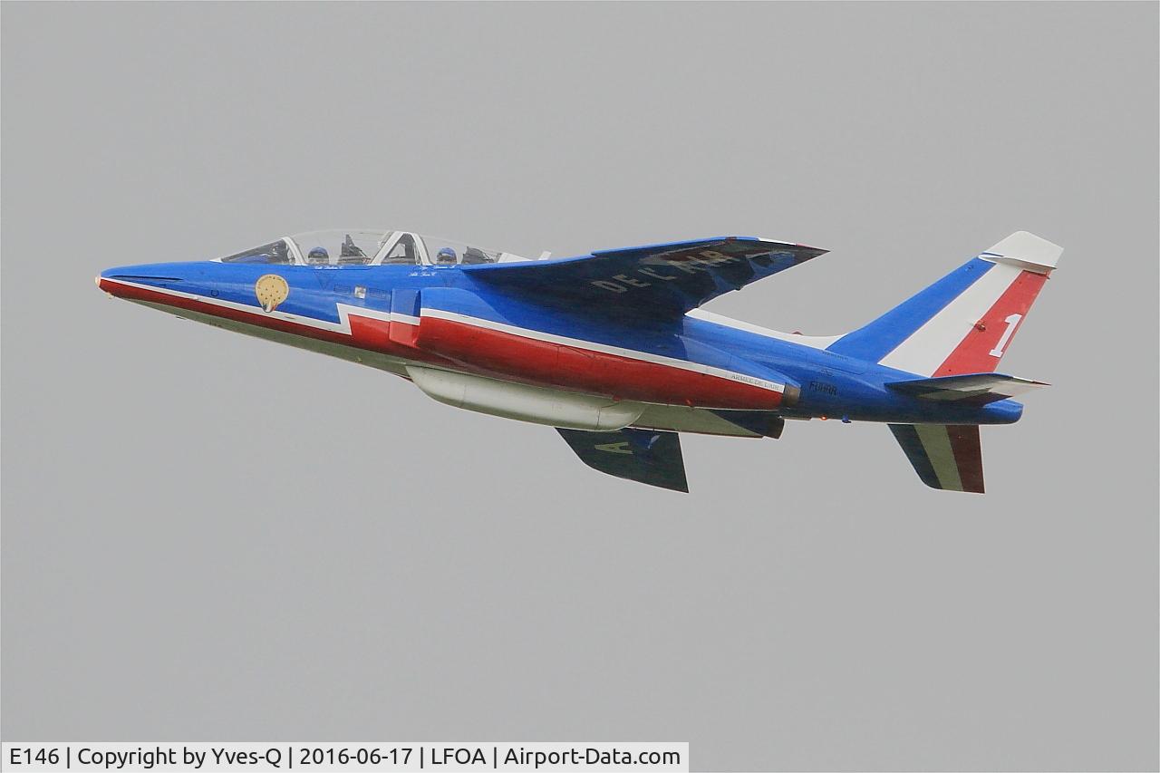 E146, Dassault-Dornier Alpha Jet E C/N E146, Dassault-Dornier Alpha Jet E (F-UHRR), Leader of Patrouille de France 2016, Avord Air Base 702 (LFOA) Open day 2016