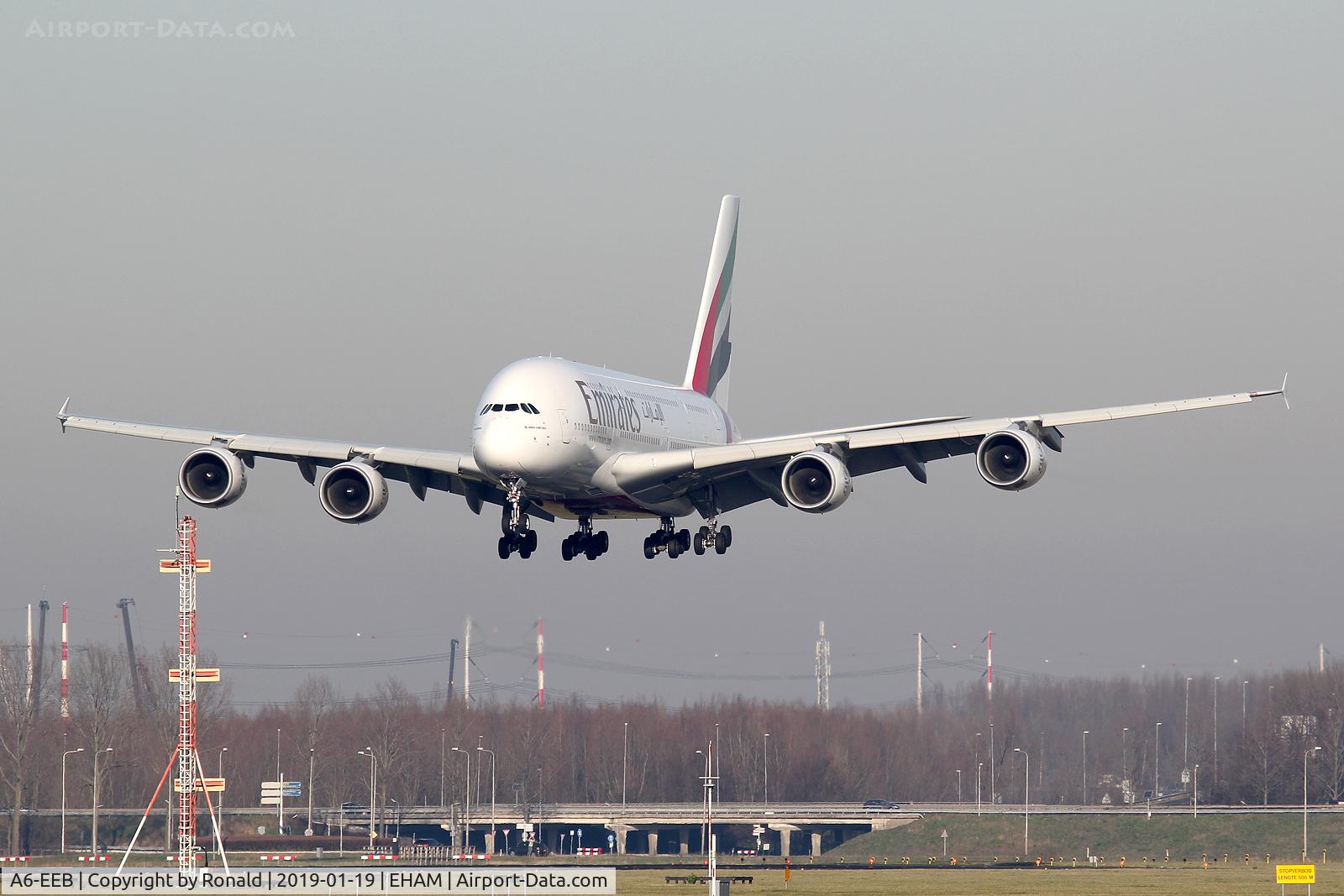 A6-EEB, 2012 Airbus A380-861 C/N 109, at spl