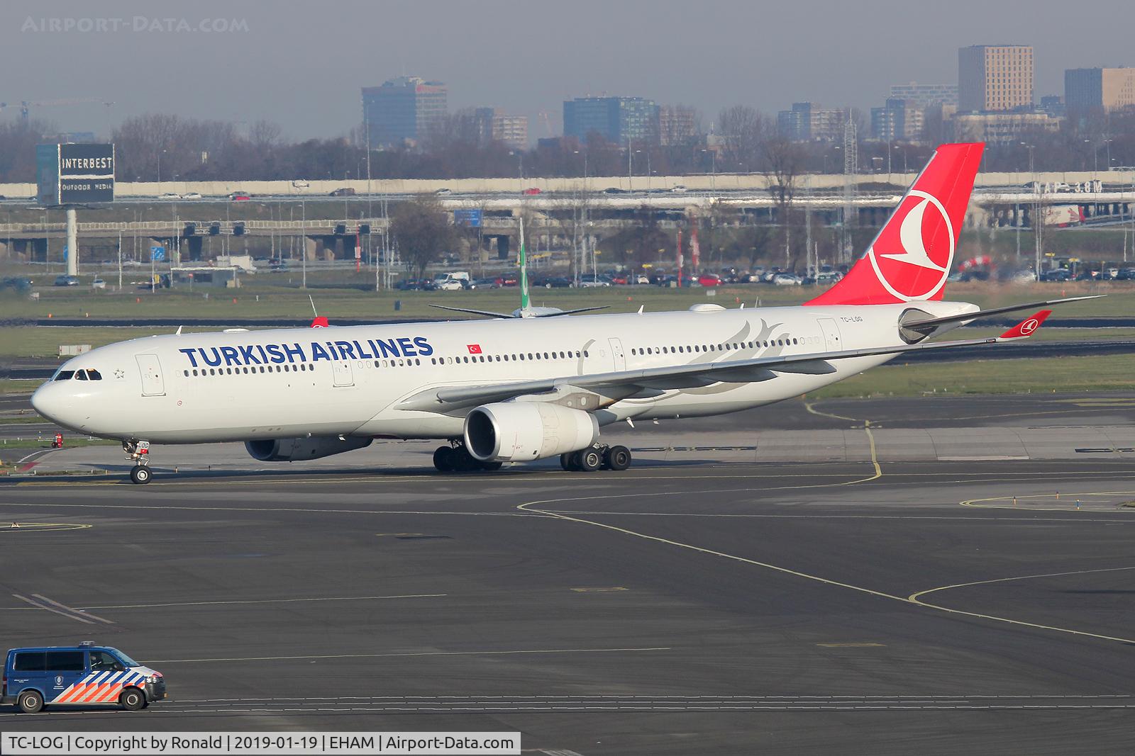 TC-LOG, 2016 Airbus A330-343 C/N 1651, at spl