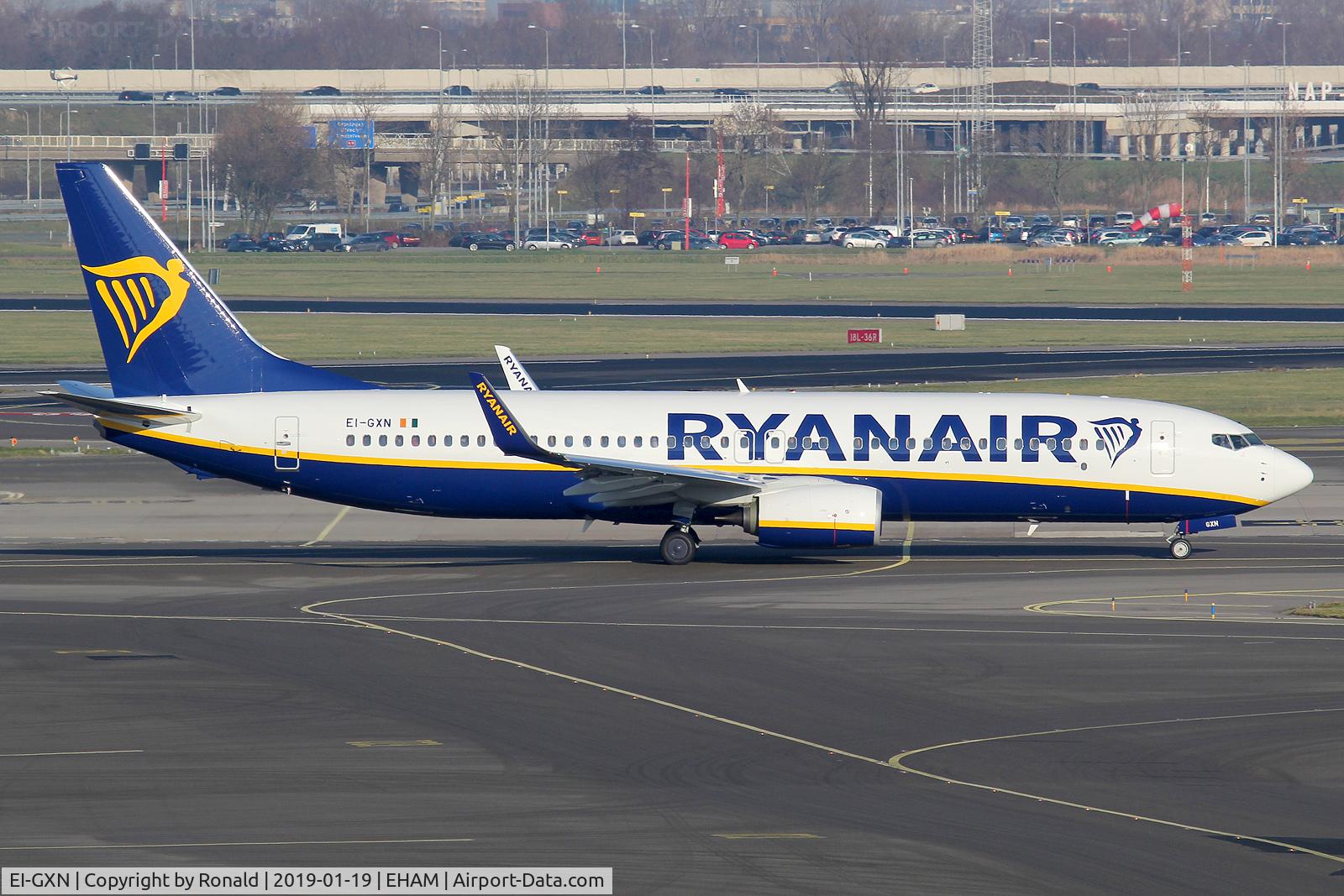 EI-GXN, 2018 Boeing 737-800 C/N 44856, at spl