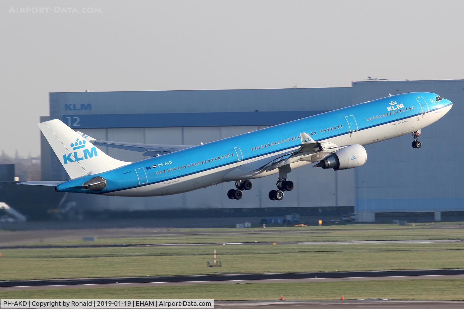 PH-AKD, 2012 Airbus A330-303 C/N 1300, at spl