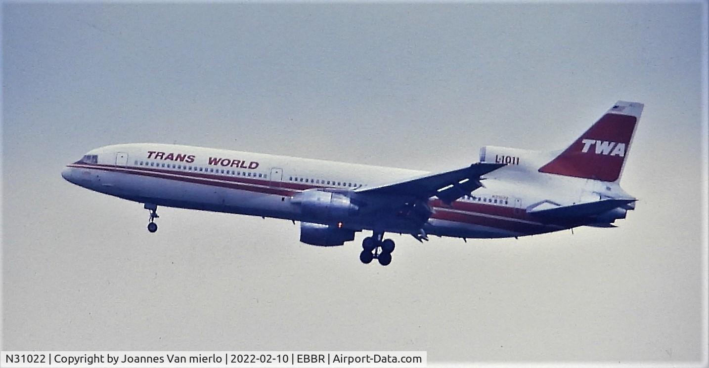 N31022, 1974 Lockheed L-1011-385-1 TriStar 50 C/N 193B-1076, Brussels