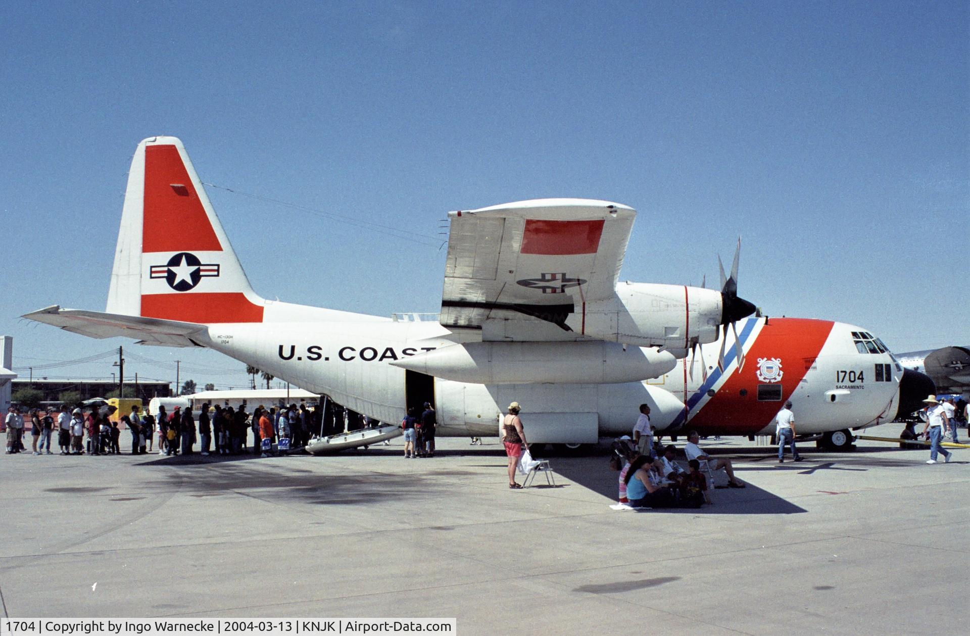 1704, 1983 Lockheed HC-130H Hercules C/N 382-4969, Lockheed HC-130H Hercules of the USCG at the 2004 airshow at El Centro NAS, CA