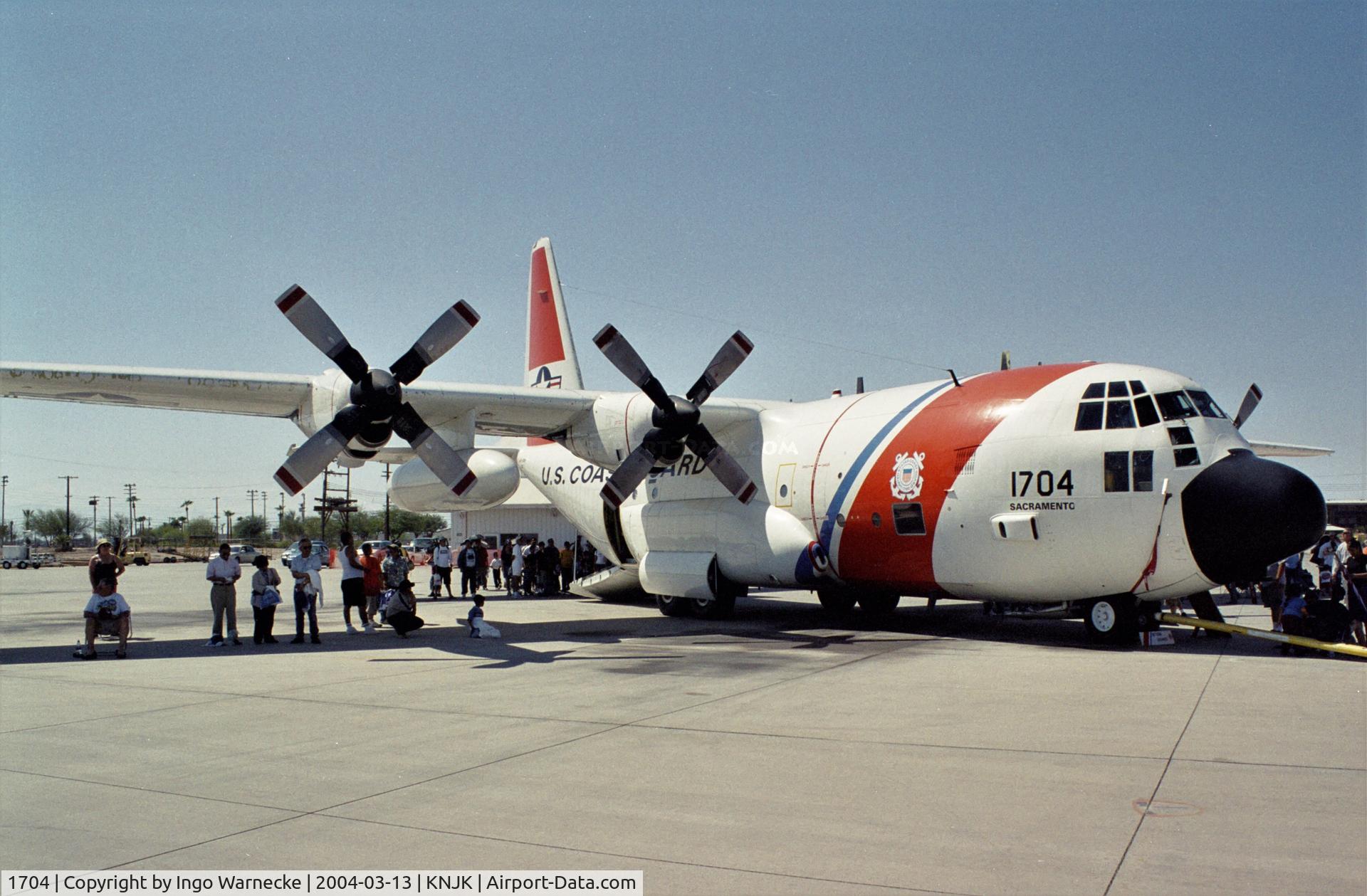 1704, 1983 Lockheed HC-130H Hercules C/N 382-4969, Lockheed HC-130H Hercules of the USCG at the 2004 airshow at El Centro NAS, CA