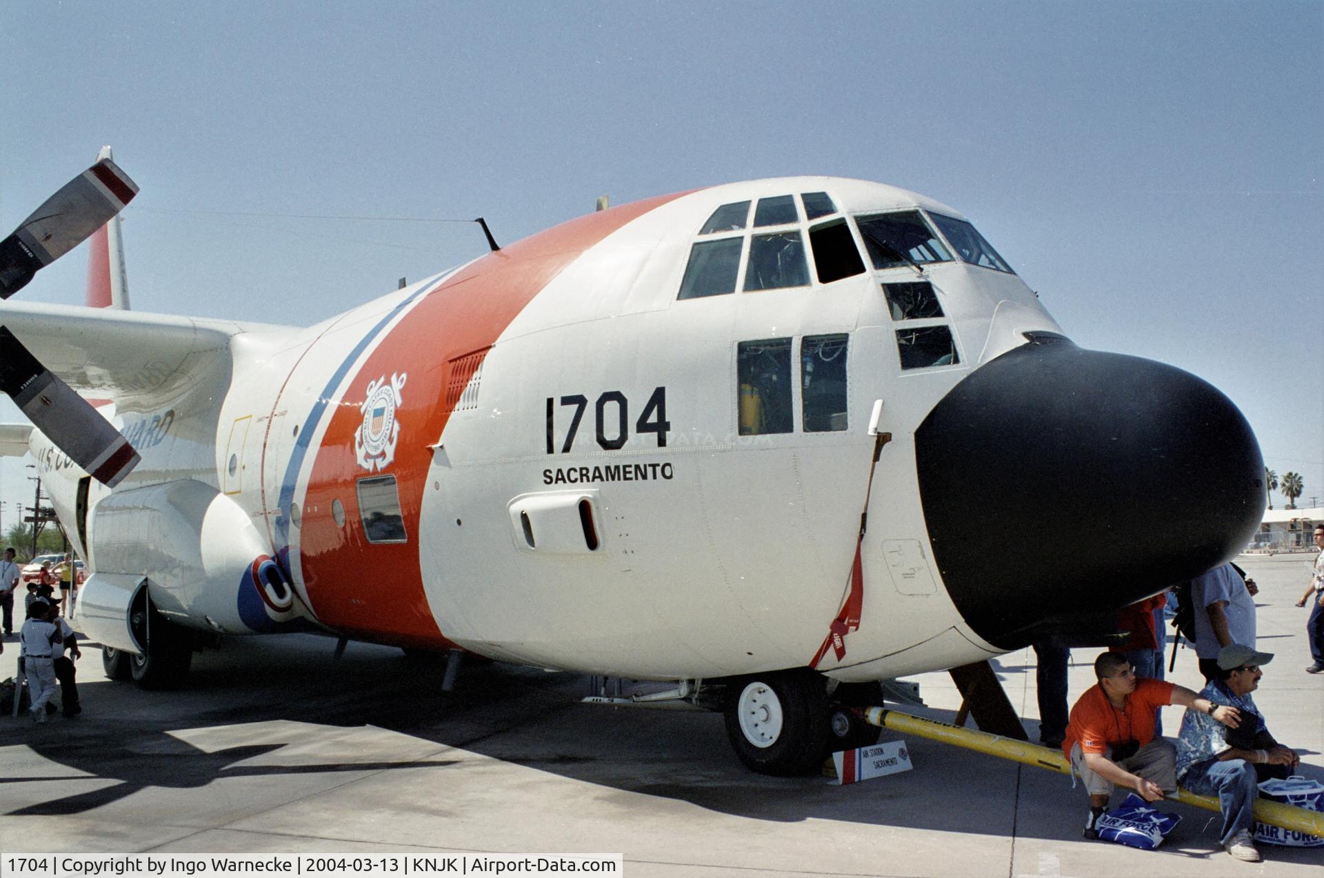 1704, 1983 Lockheed HC-130H Hercules C/N 382-4969, Lockheed HC-130H Hercules of the USCG at the 2004 airshow at El Centro NAS, CA