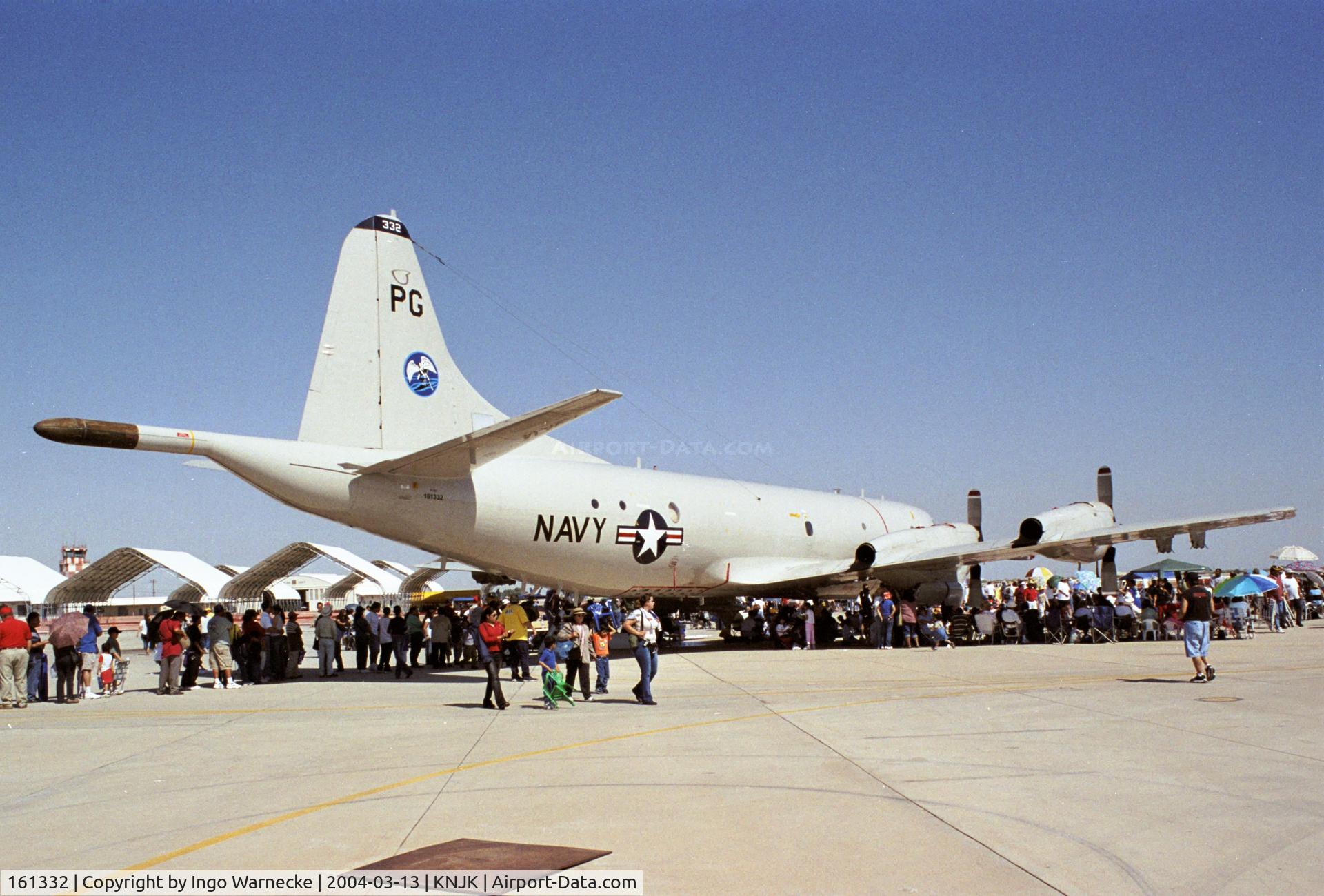 161332, Lockheed P-3C Orion C/N 285A-5729, Lockheed P-3C Orion of the US Navy at the 2004 airshow at El Centro NAS, CA
