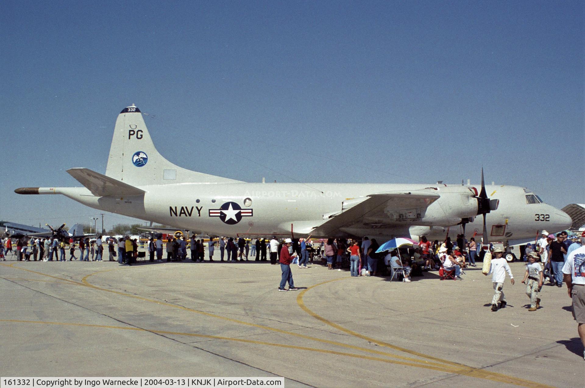 161332, Lockheed P-3C Orion C/N 285A-5729, Lockheed P-3C Orion of the US Navy at the 2004 airshow at El Centro NAS, CA
