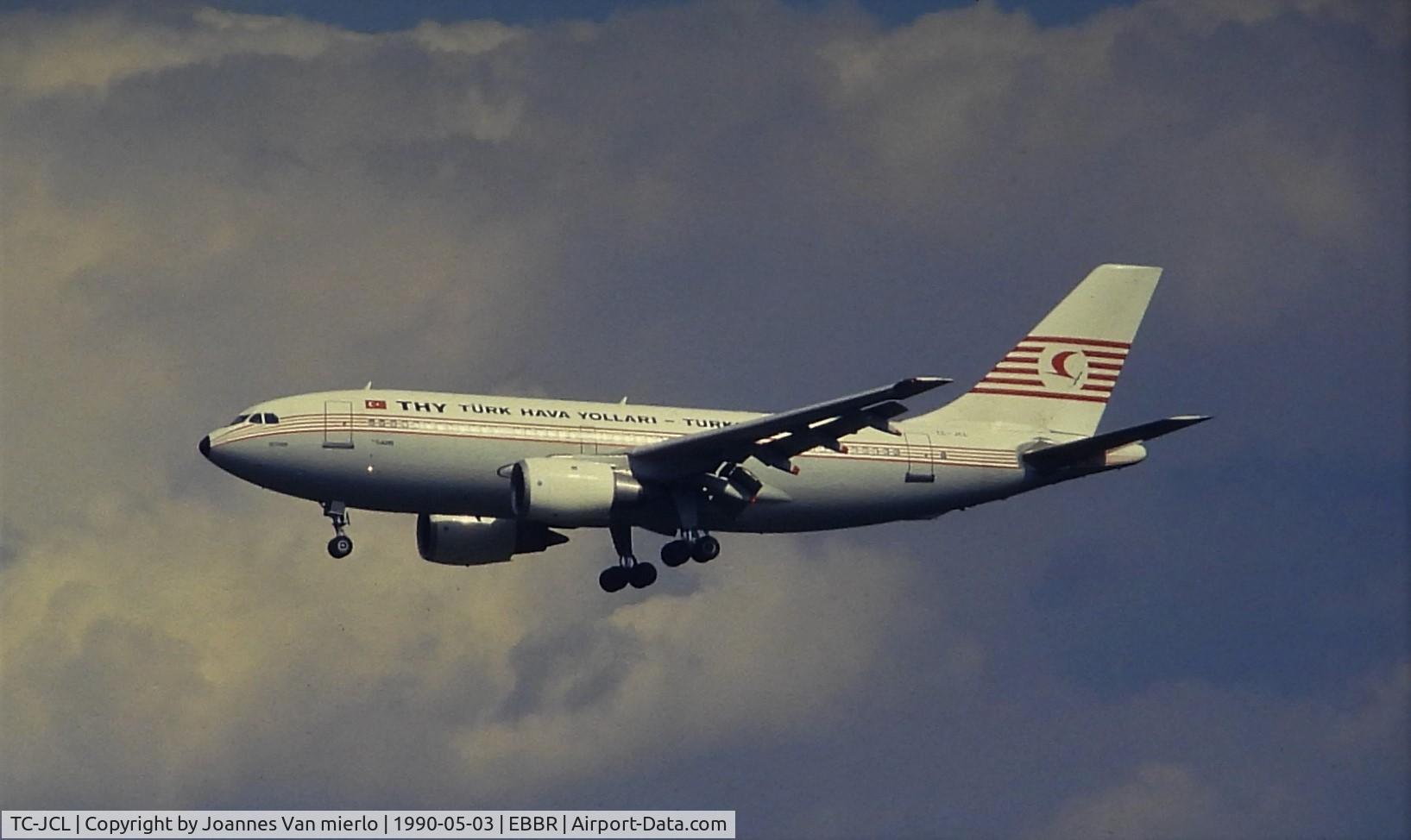 TC-JCL, 1985 Airbus A310-203 C/N 338, Brussels