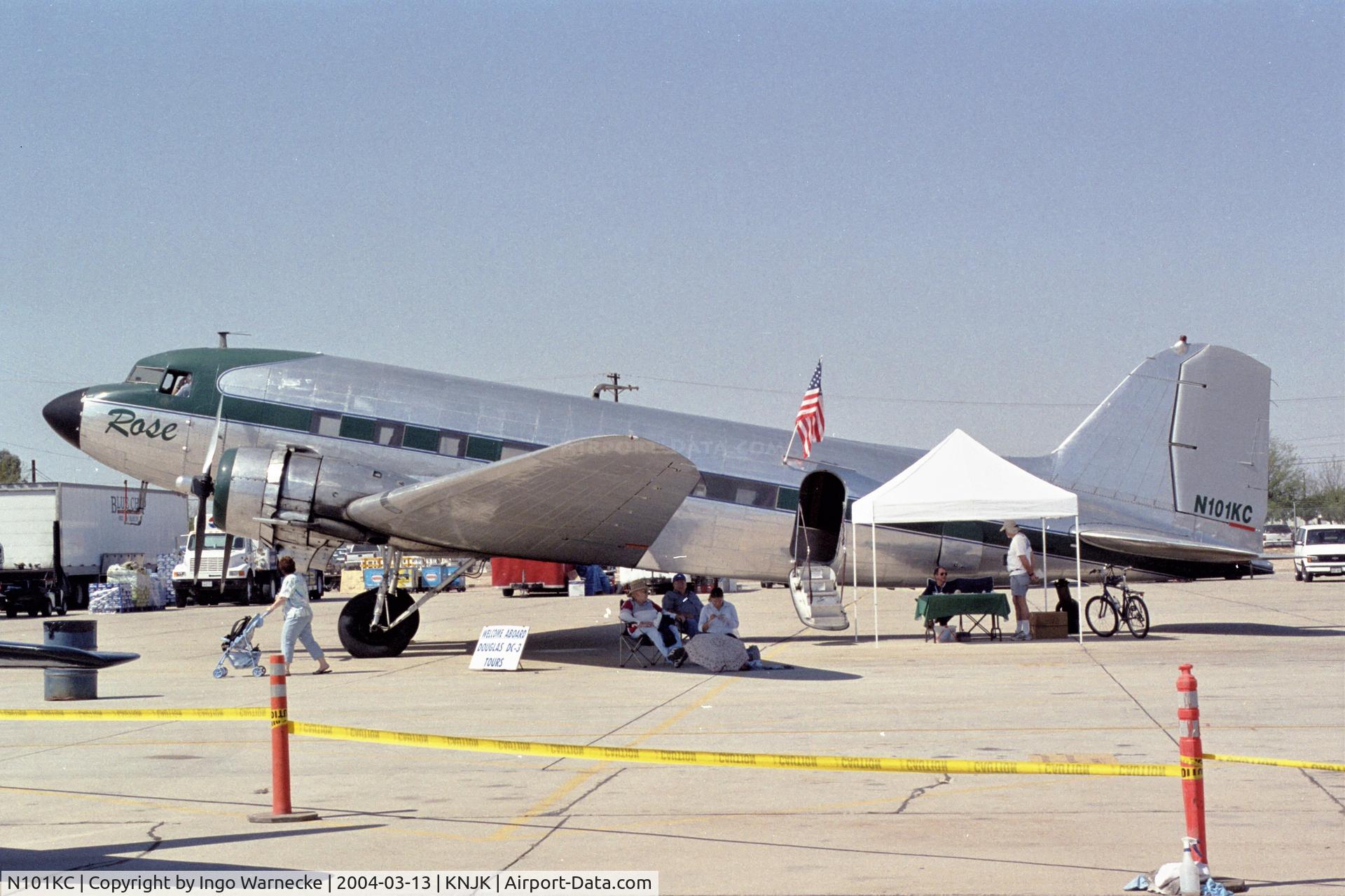 N101KC, 1943 Douglas DC-3C C/N 11639, Douglas DC-3C (C-53) at the 2004 airshow at El Centro NAS, CA