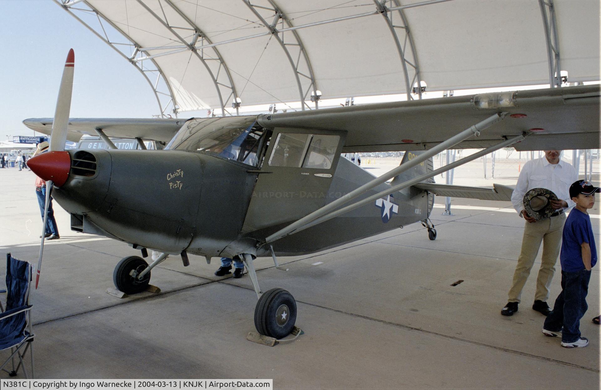 N381C, 1947 Stinson 108-2 Voyager C/N 108-3381, Stinson 108-2 at the 2004 airshow at El Centro NAS, CA