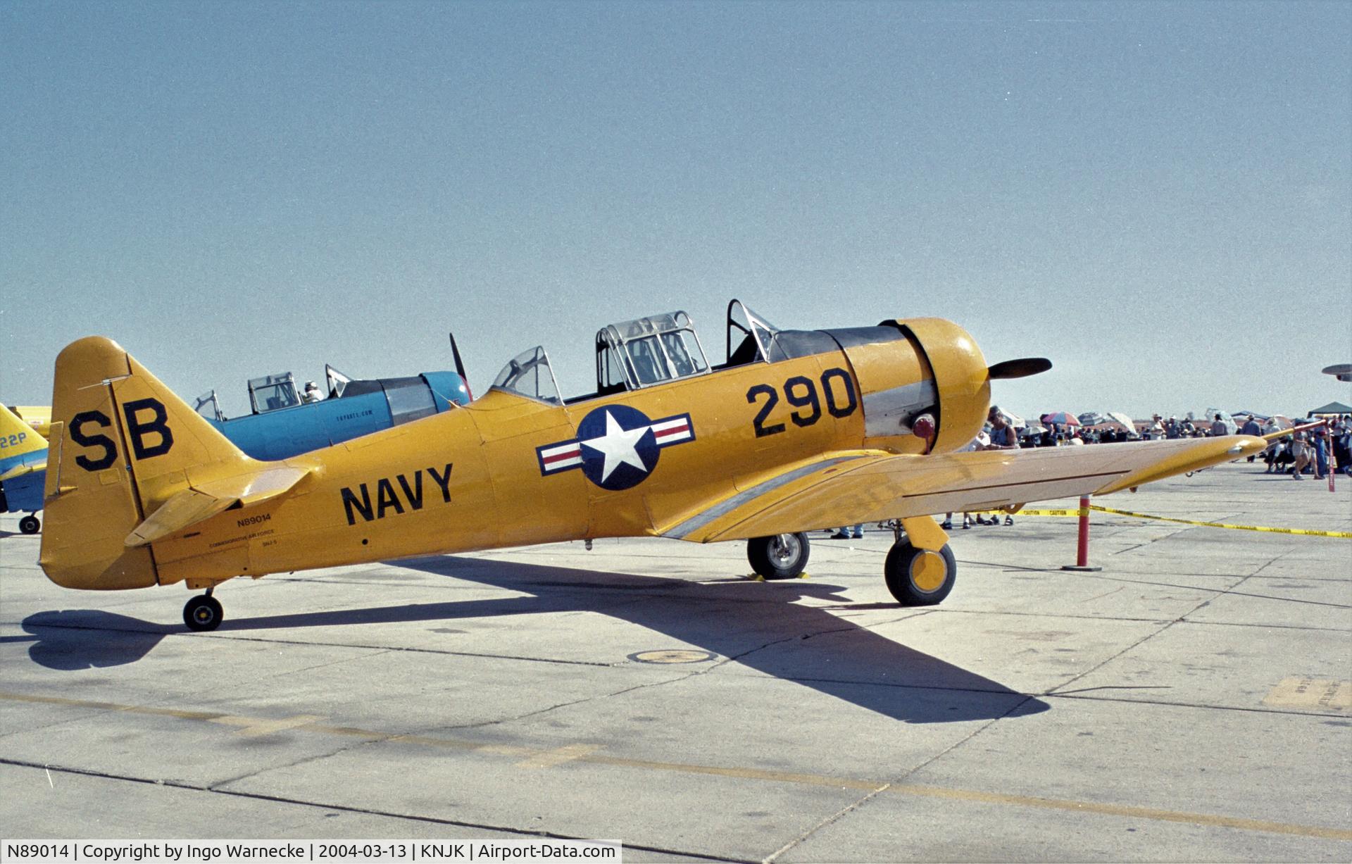 N89014, 1943 North American SNJ-5 Texan Texan C/N 84865, North American SNJ-5 Texan at the 2004 airshow at El Centro NAS, CA