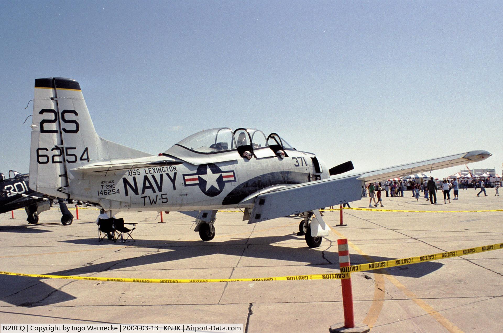 N28CQ, 1957 North American T-28C Trojan Trojan C/N 252-17, North American T-28C Trojan at the 2004 airshow at El Centro NAS, CA