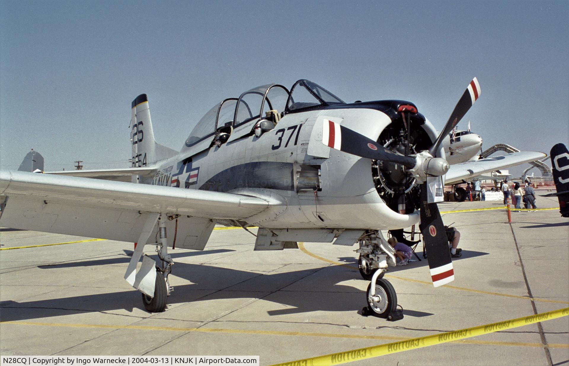 N28CQ, 1957 North American T-28C Trojan Trojan C/N 252-17, North American T-28C Trojan at the 2004 airshow at El Centro NAS, CA