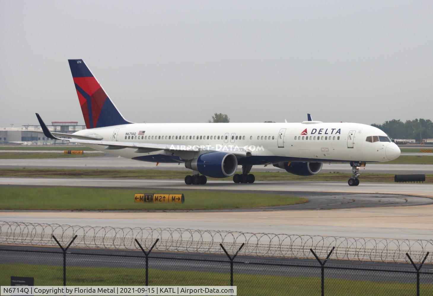 N6714Q, 2000 Boeing 757-232 C/N 30485, ATL 2021